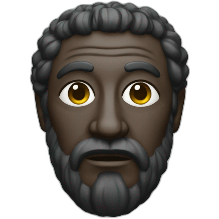 black russian greece sculpture emoji