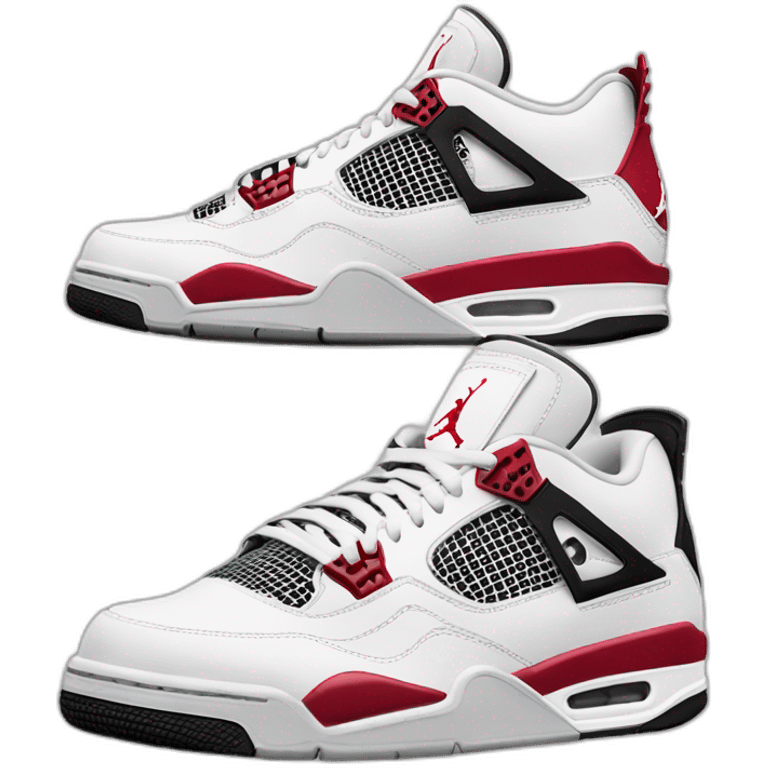 Sneakers jordan 4 emoji