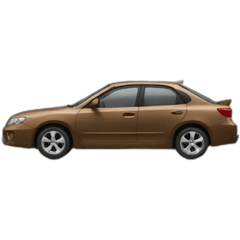 brown subaru car emoji