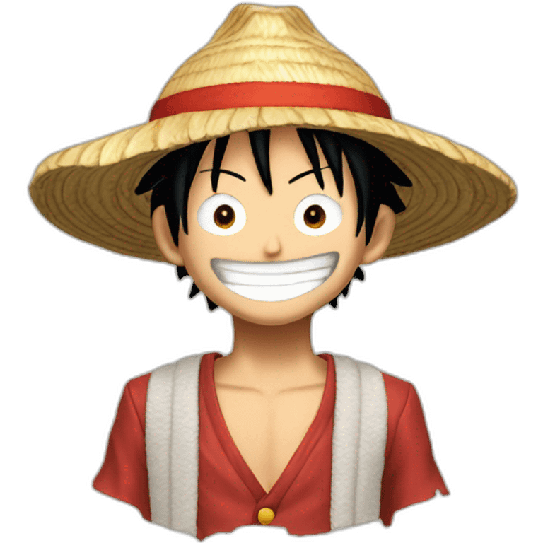 Luffy fait un doit d’honneur emoji