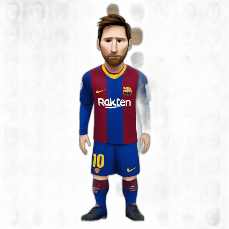 messi arriba de un caballo emoji