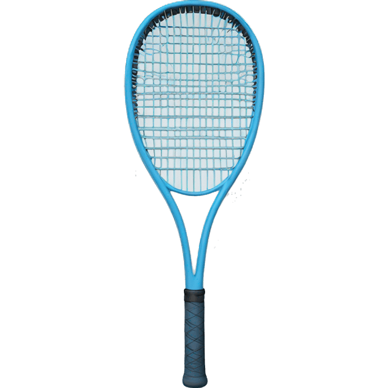 Smurf tennis racket  emoji