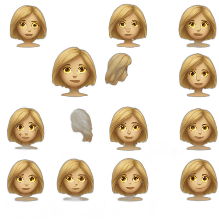 unemployed white woman emoji