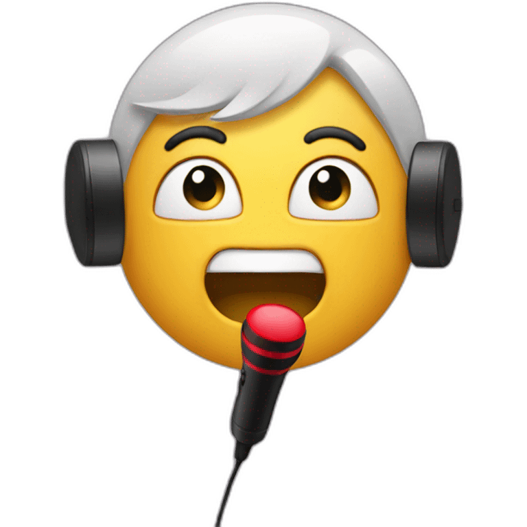 Karaoke emoji