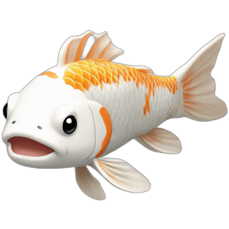 white-koi-fish emoji