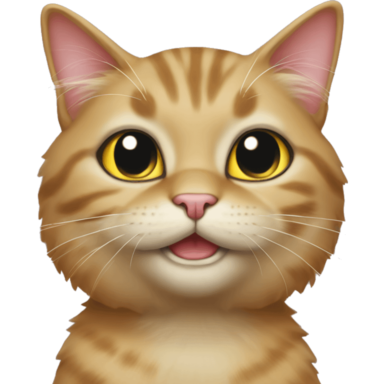 persa cat smilling emoji