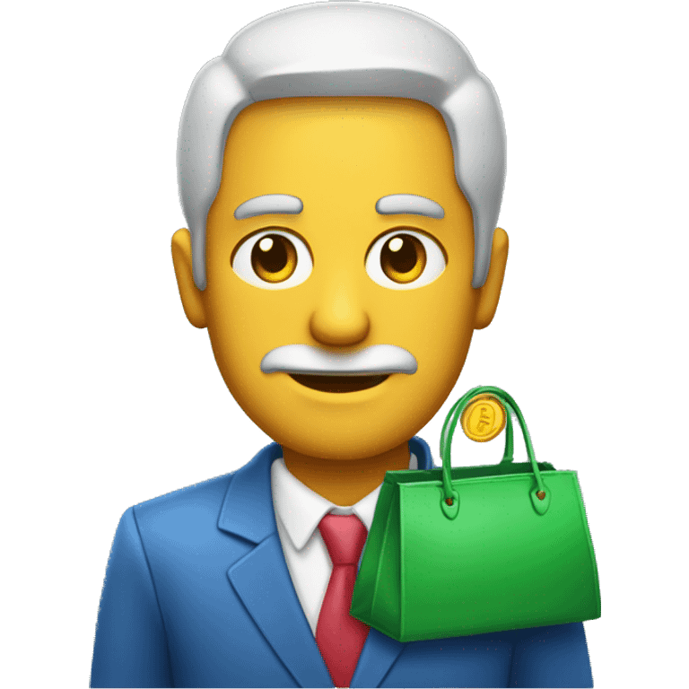 Ladron con bolsa de dinero emoji