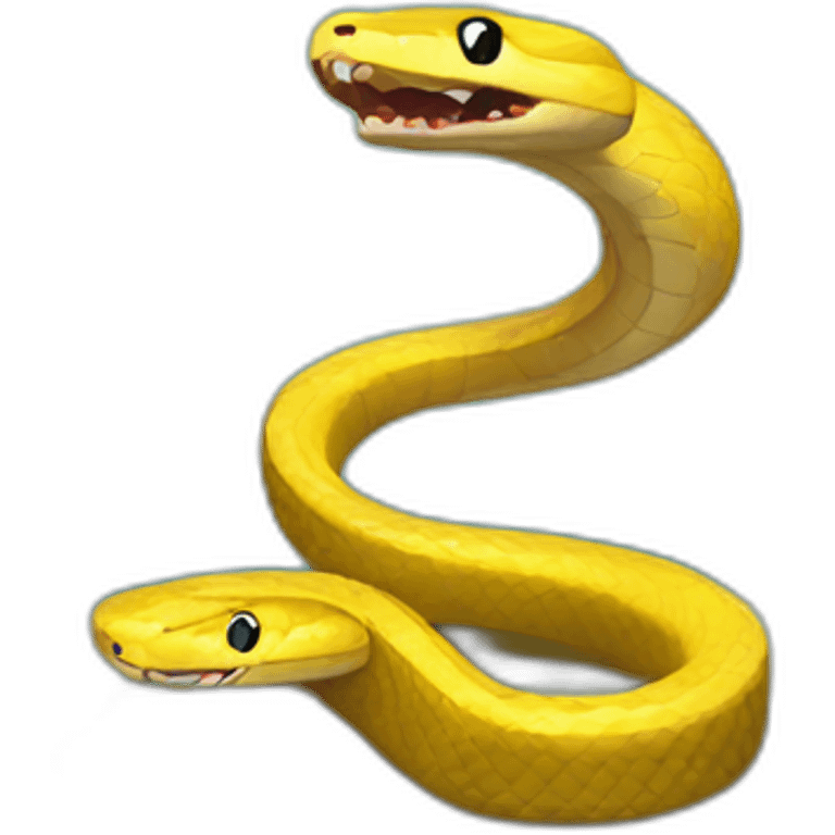 snake and mountain emoji