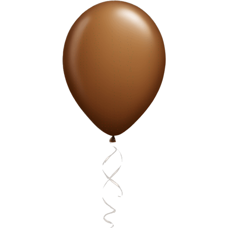 brown balloon emoji