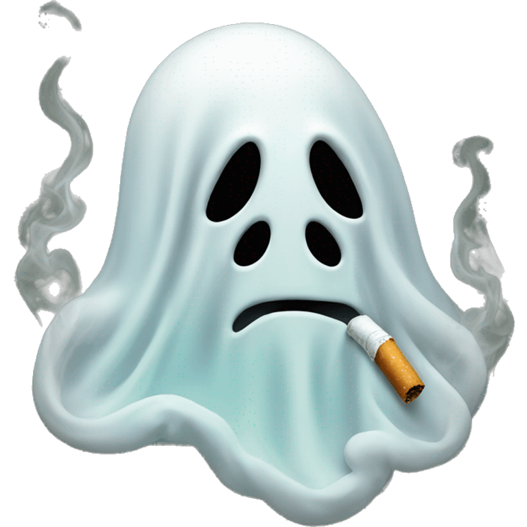 Ghost smoking  emoji