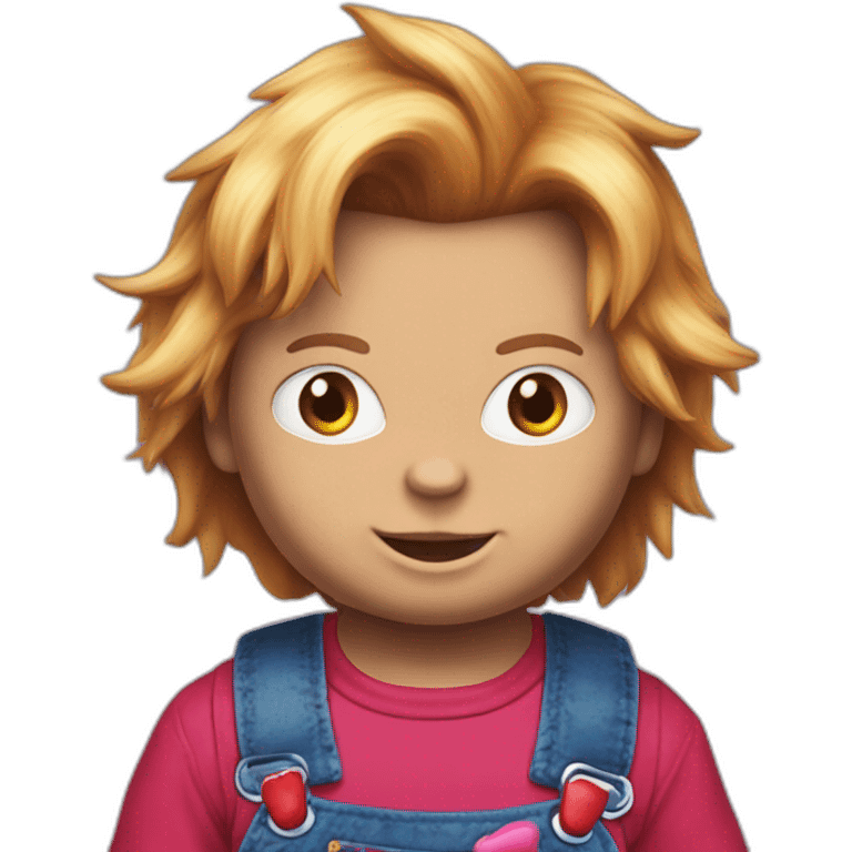 Chucky as hello kitty emoji