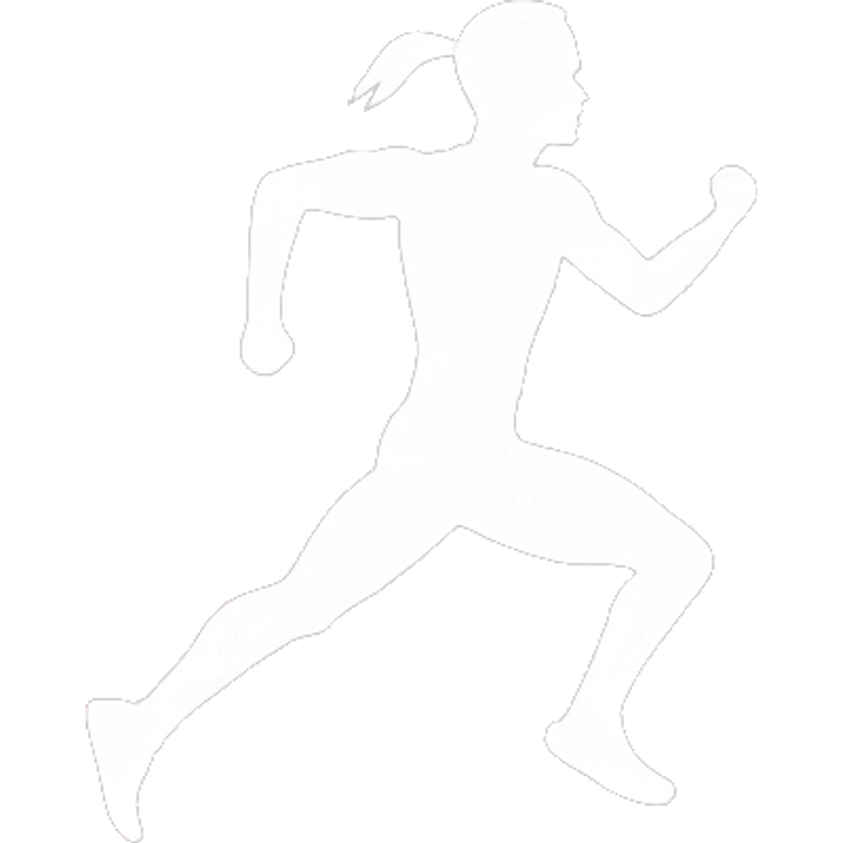 running man silhouette emoji