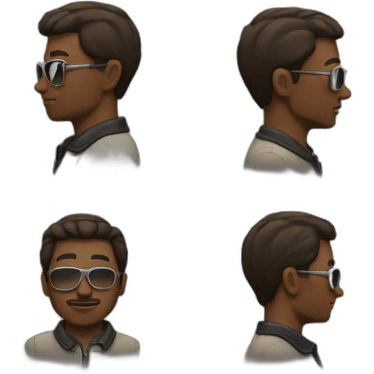 Cool man emoji