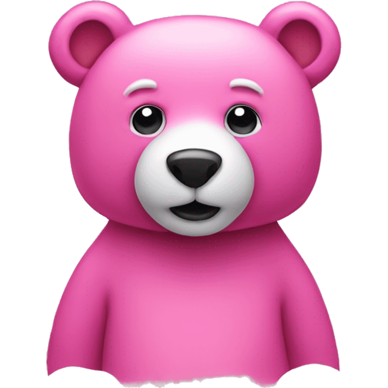 Pink tedybear emoji