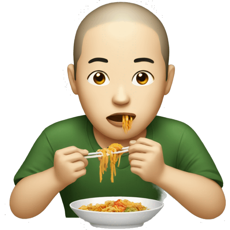 Chinese eating emoji