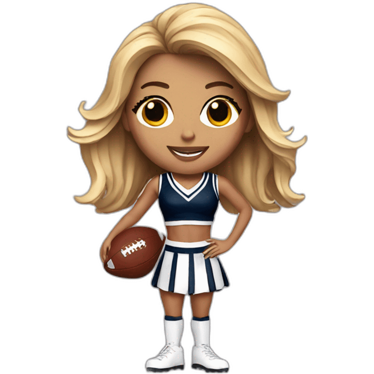 nfl cheerleader emoji