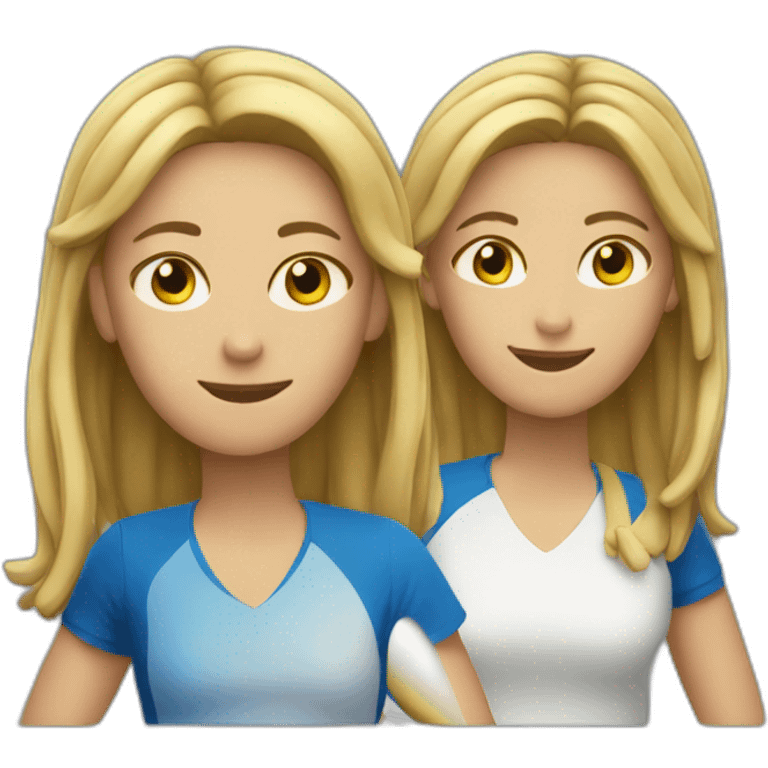 Tennis double match emoji