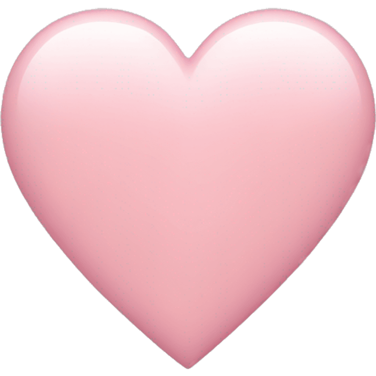 Light pink heart emoji