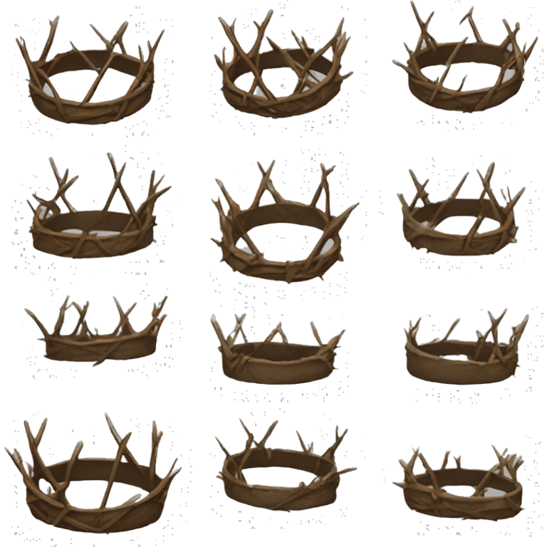 Crown of thorns emoji