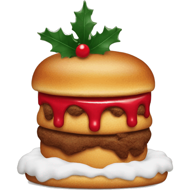 Red Christmas food  emoji