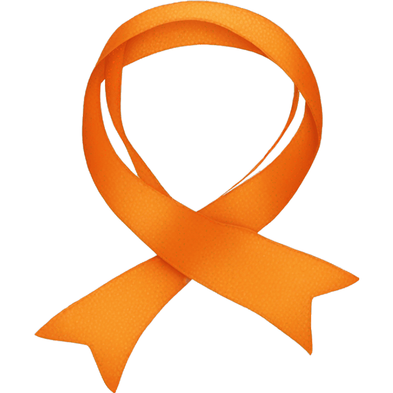 Horizontal orange ribbon🎗️ emoji