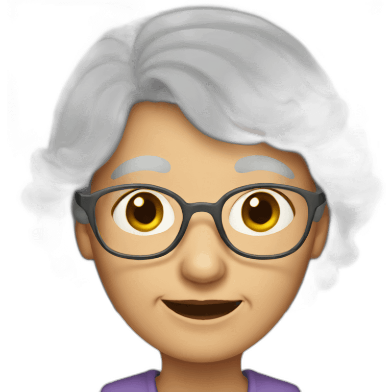 old lady emoji