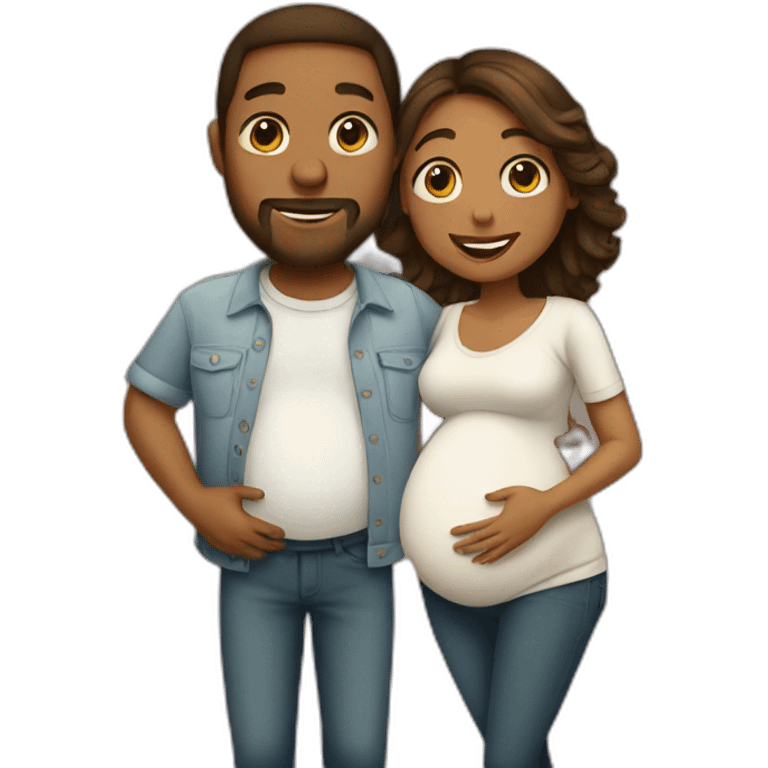 pregnant couple emoji