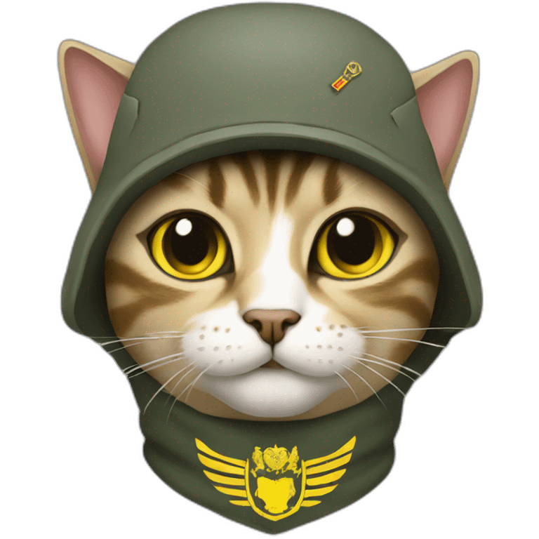 Ukrainian Army cat emoji