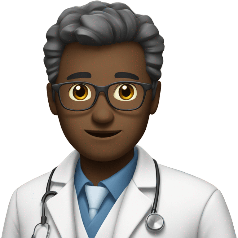 Doctor man comes home emoji