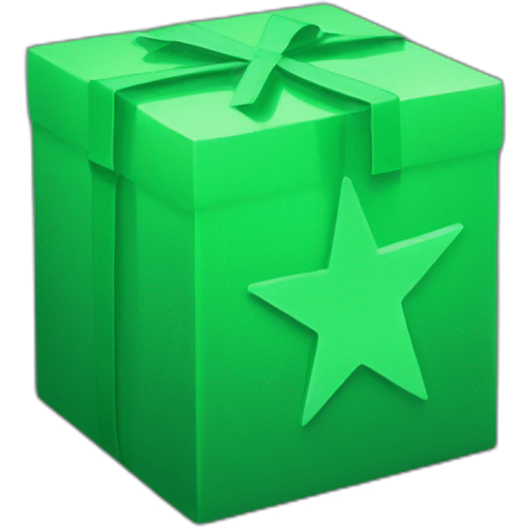 asterisk in green box emoji