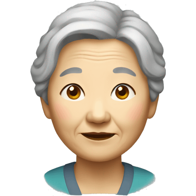 Chinese old woman emoji