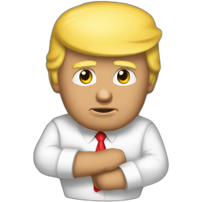 donald trump building a wall emoji