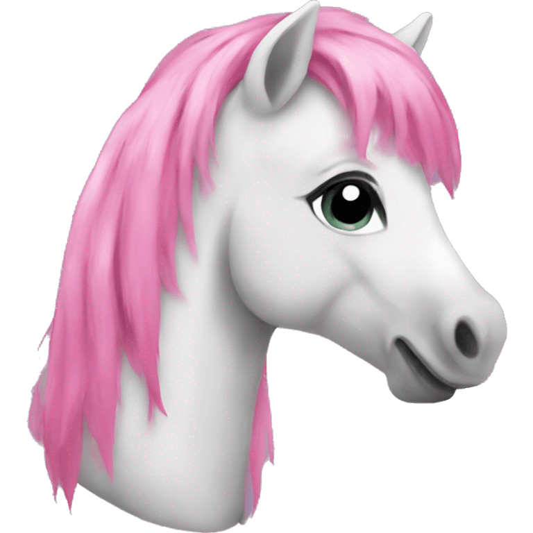 Pink pony emoji