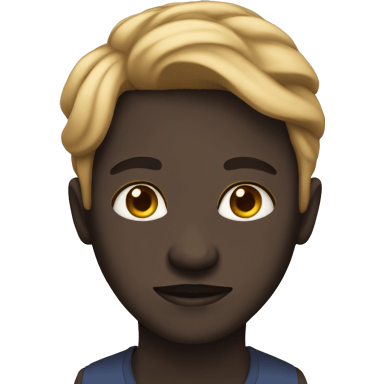 dark skin person emoji