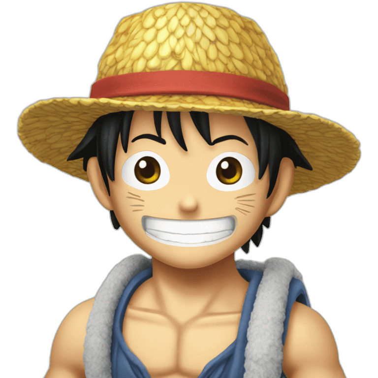 Luffy qui échange de corps avec Nami emoji