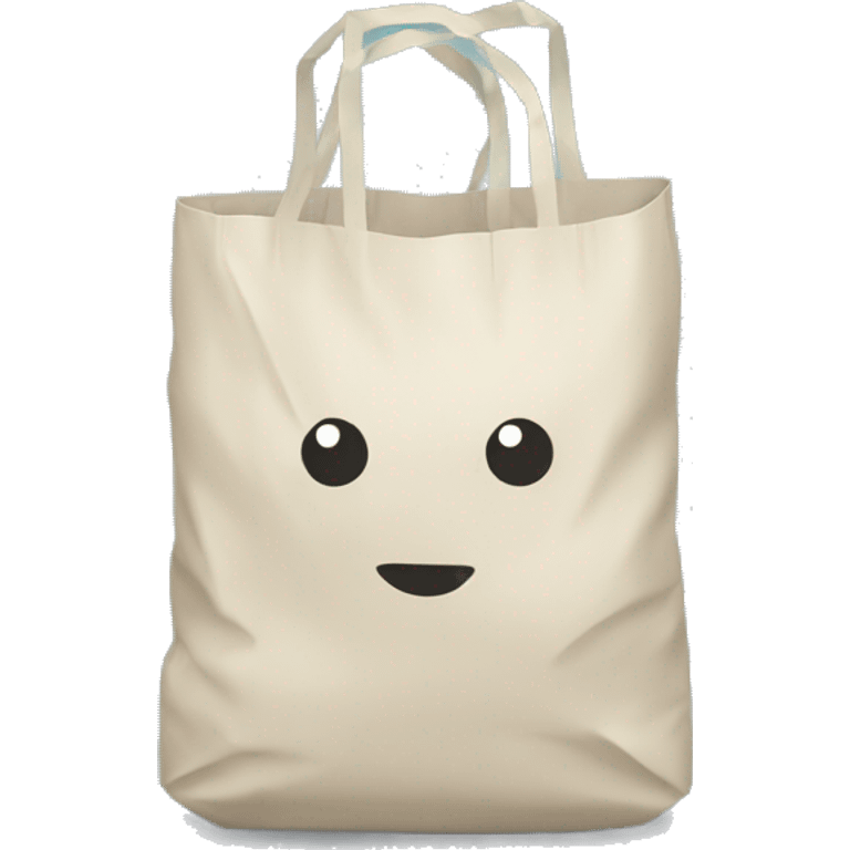 simple plastic bag with handles emoji