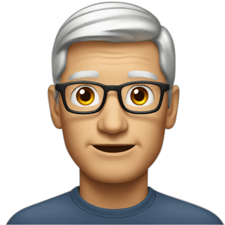 Tim Cook face emoji