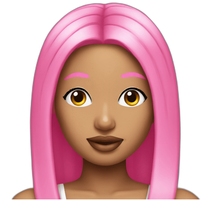 Pink nicki minaj emoji