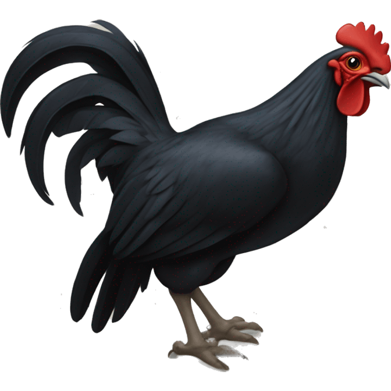 Gallo negro emoji