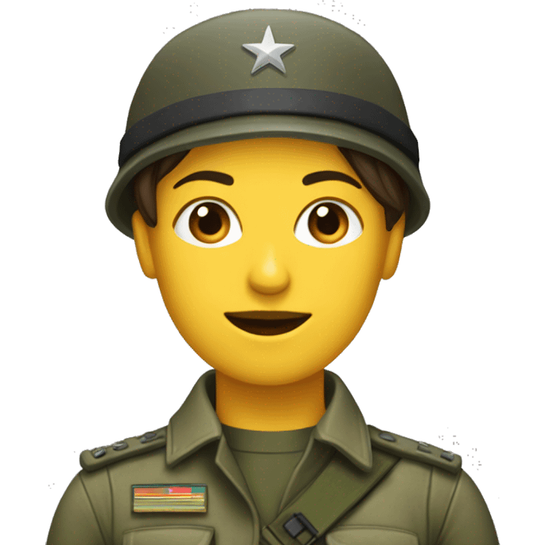 soldado mulher emoji