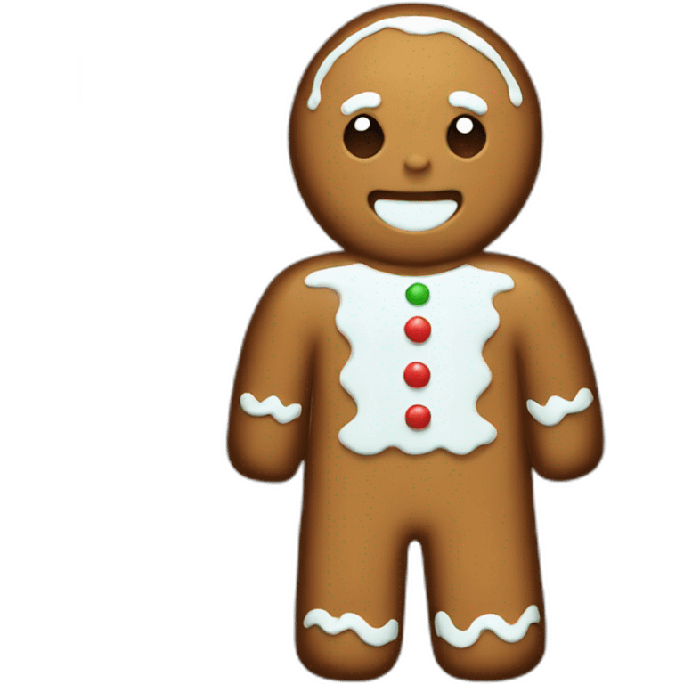 A gingerbread  emoji