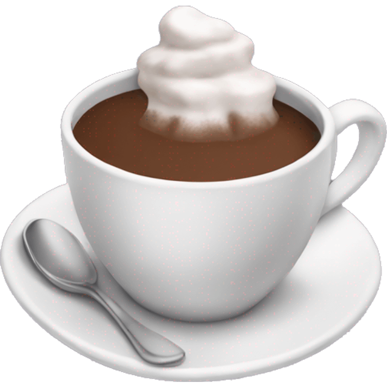 A cup of hot chocolate emoji