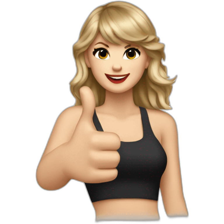 taylor swift thumbs up emoji