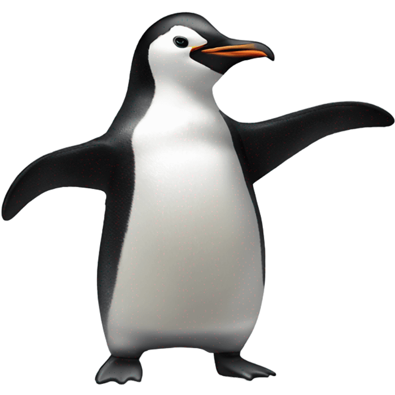 Penguin dancing emoji