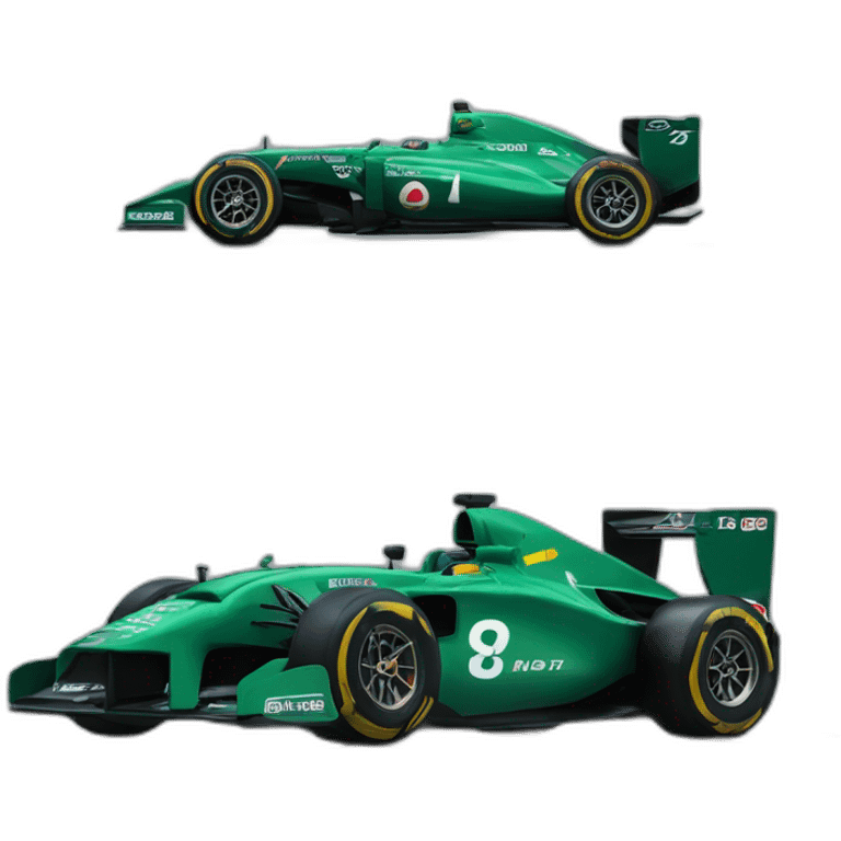 Aston Martin green formula 1 car emoji