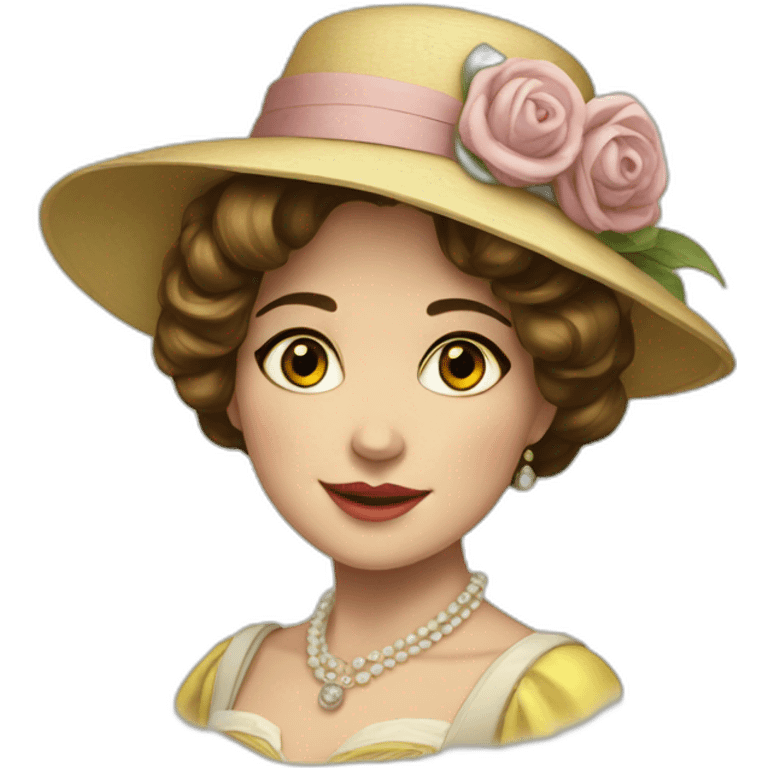 Belle-époque-girl emoji