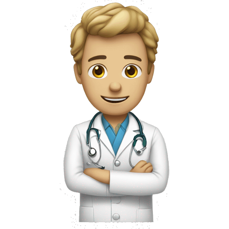 Singe docteur emoji