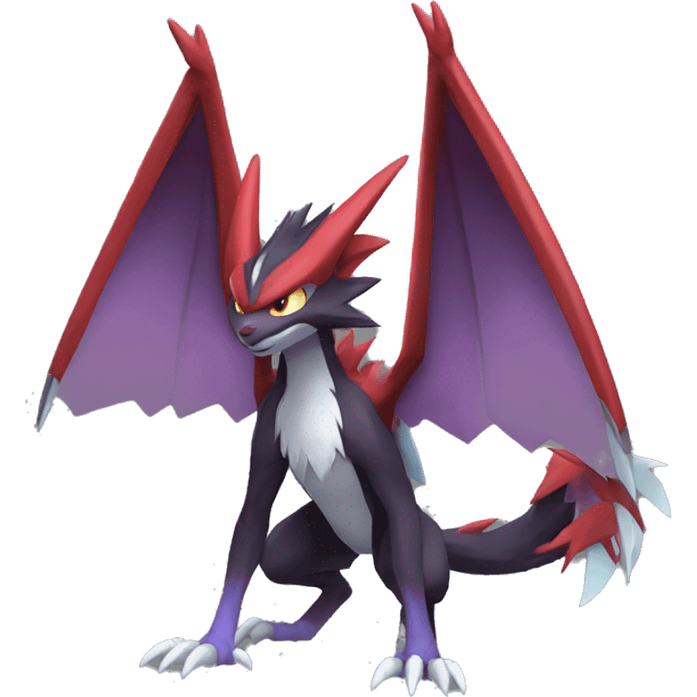 Noivern-Zoroark-Fakémon full body emoji