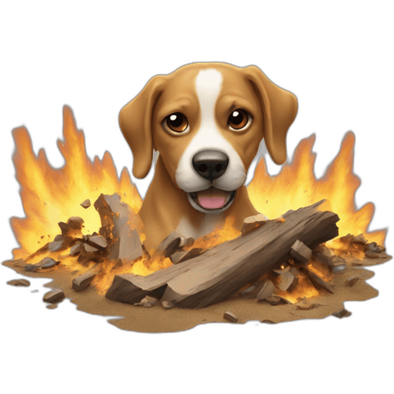 dog destruction emoji