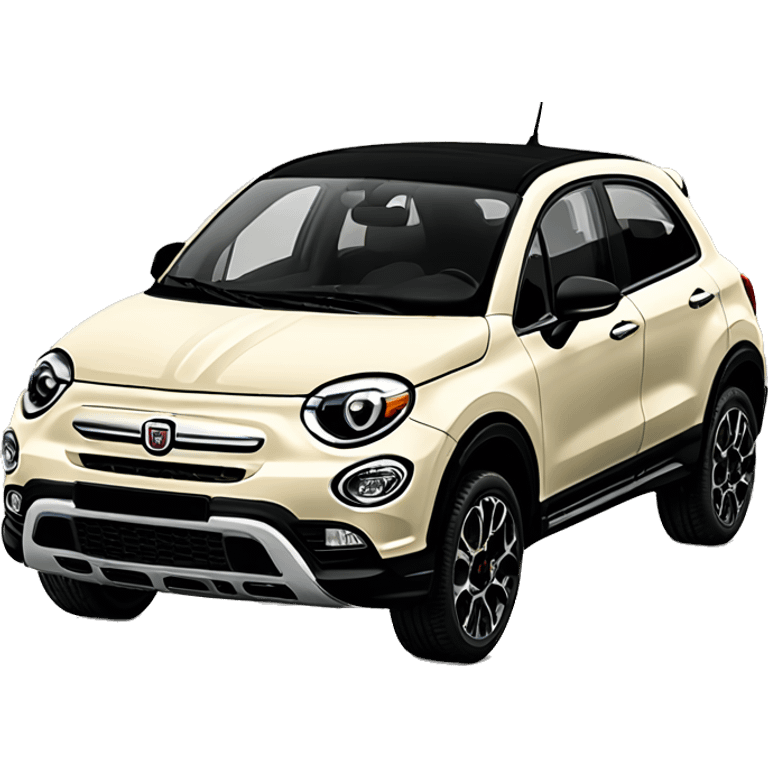 Beige Fiat 500x Cross with black roof emoji